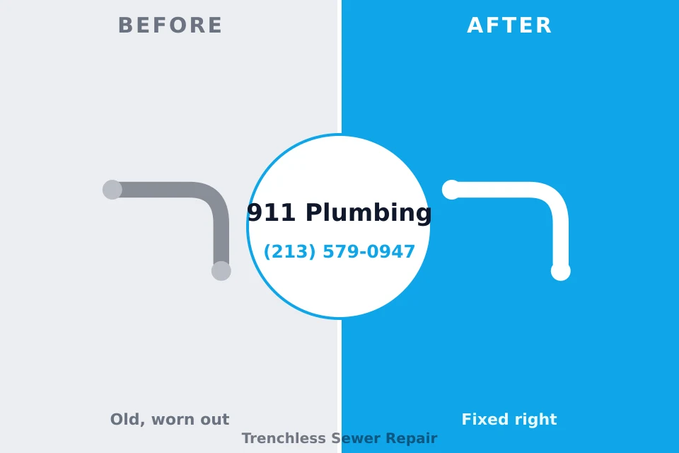 Before and after: plumbing repair Stanfield, OR